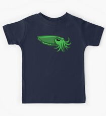 Green Cuttlefish Kids Tee