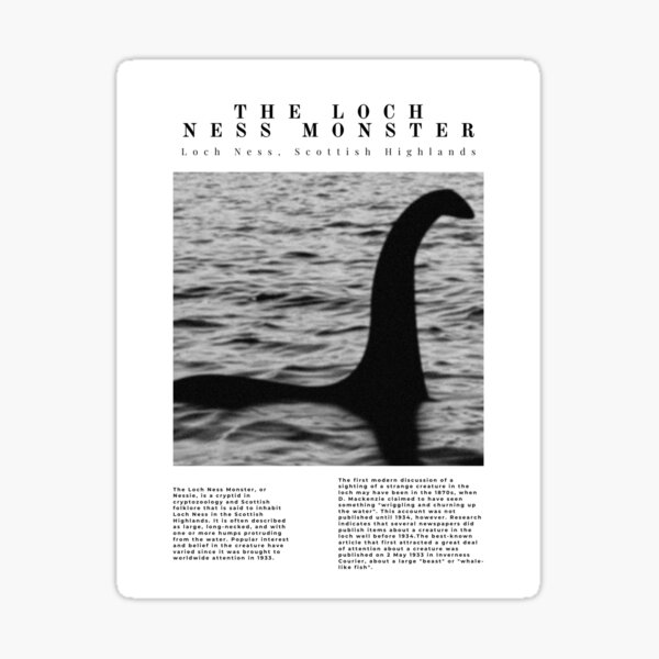 Item preview, Minimalist Cryptids: Nessie designed and sold by CoraBee.