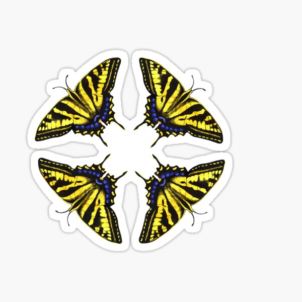 Swallowtail Butterflies Sticker
