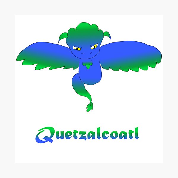 Item preview, Ala abierta Quetzalcoatl Azul designed and sold by Mars714.