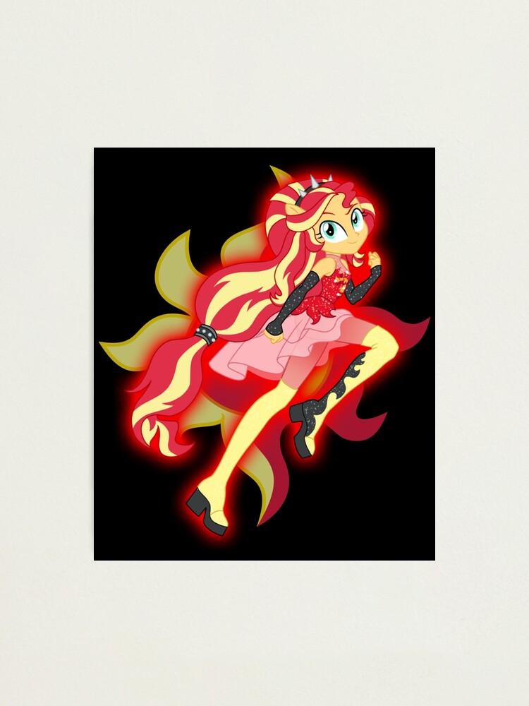 Rainbow Rocks Sunset Shimmer Sticker for Sale by hannahmander