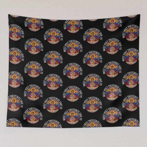 Item preview, Most Holy Theotokos Save Us designed and sold by DiverseMerch.