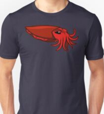 Red Cuttlefish Unisex T-Shirt