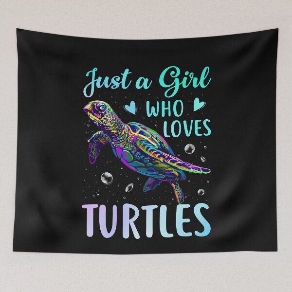 Item preview, Just A Girl Who Loves Turtles Watercolor Sea Ocean Gift designed and sold by Best Designer.