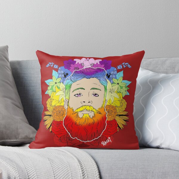 Item preview, Rainbow Beard Floral Pride designed and sold by RobskiArt.
