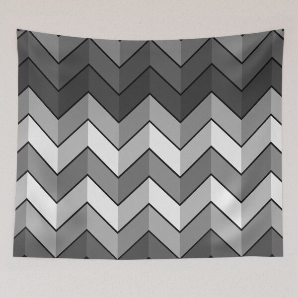 Item preview, Retro in White Gray and Black Pattern Design 257 designed and sold by Artnigel.