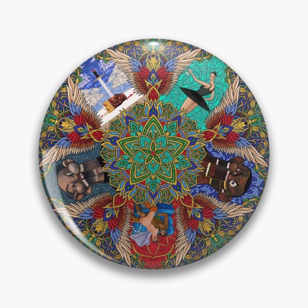 Item preview, My Beautiful Dark Twisted Fantasy Mandala designed and sold by BjornAnka.