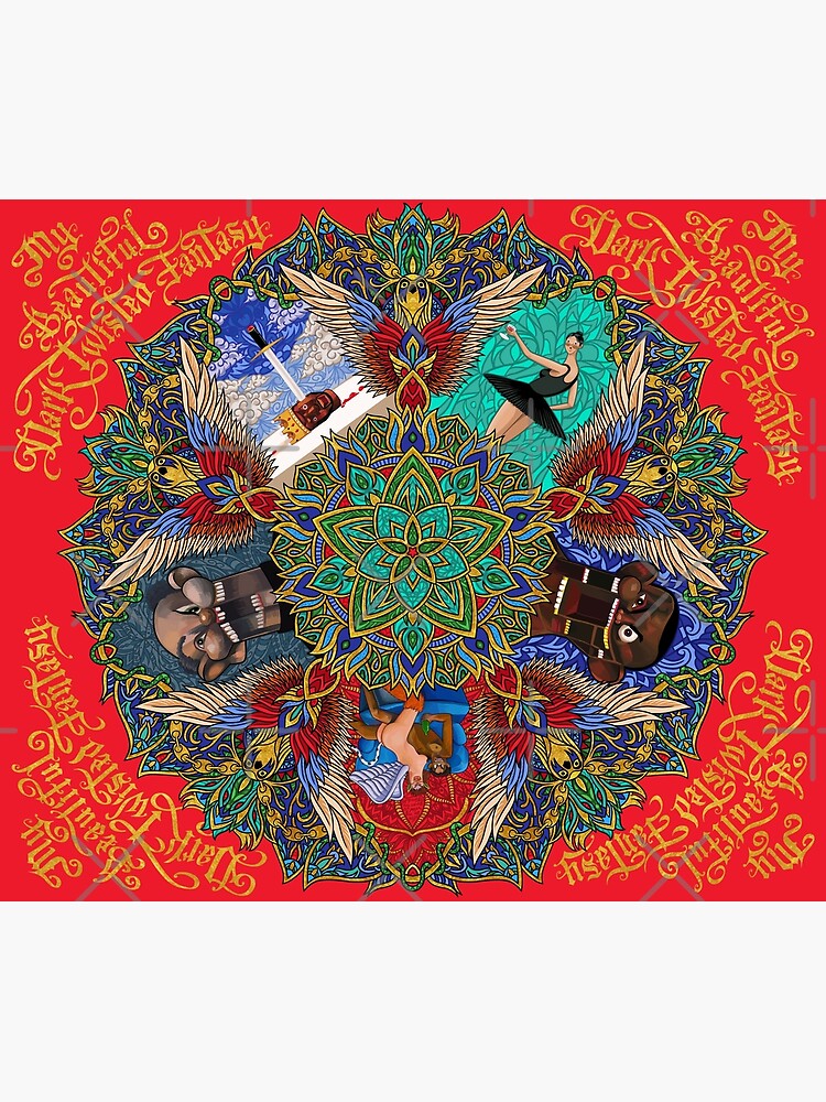 My Beautiful Dark Twisted Fantasy Mandala by BjornAnka