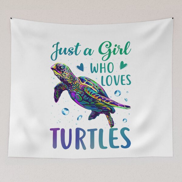 Item preview, Just A Girl Who Loves Turtles Watercolor Sea Ocean Gift designed and sold by Best Designer.