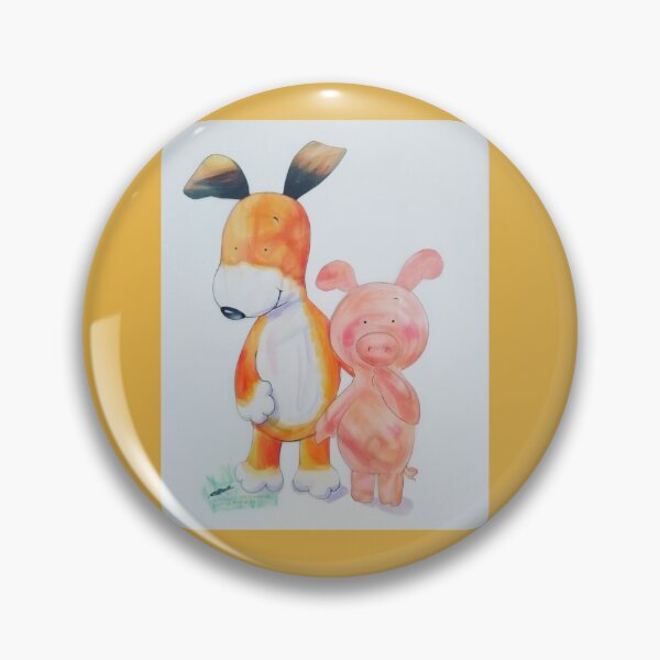 Artikelvorschau, Kipper der Hund, Arnold das Schwein und die Ameise. Illustration entworfen und verkauft von Emma Evans.