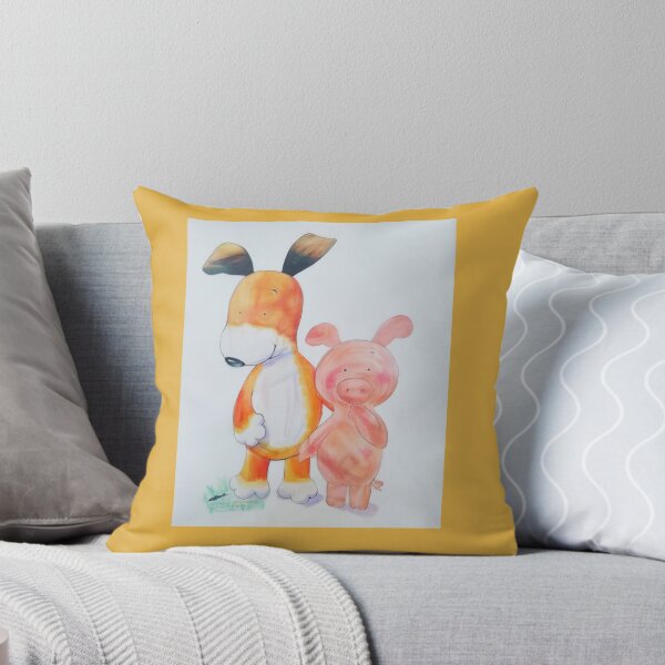 Item preview, Kipper the dog, Arnold the pig and ant. Illustration  designed and sold by Emma Evans.