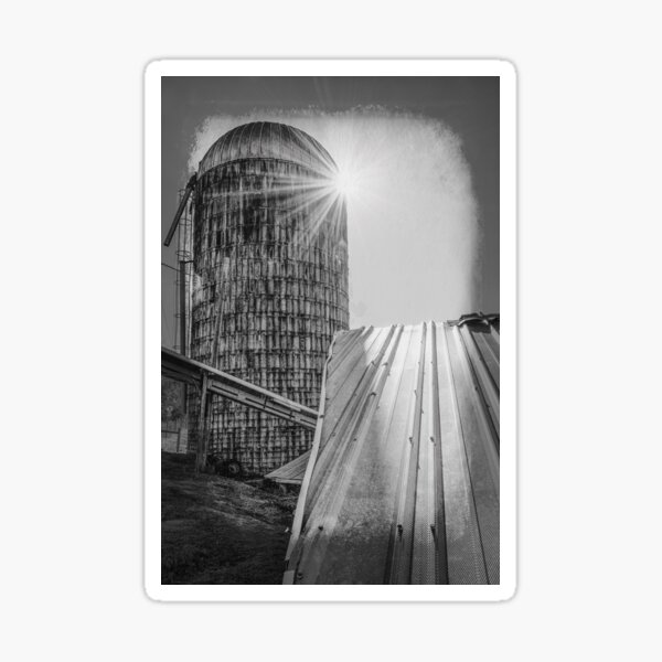 Vista previa del artículo con la obra «Nostalgia de silo», diseñado y vendido por Jim Love.