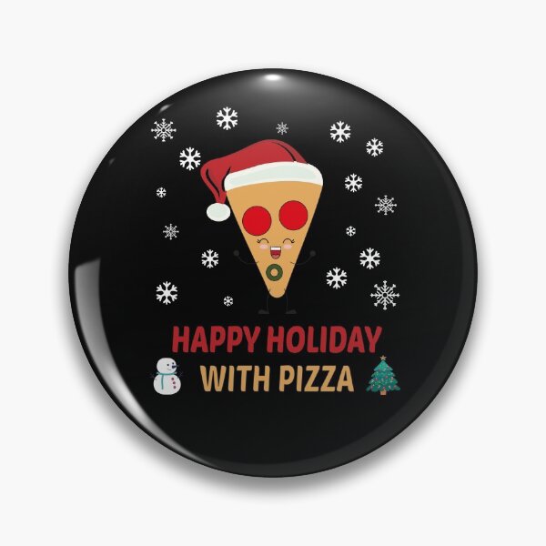 Item preview, Happy Holiday with Pizza designed and sold by MG STORE.