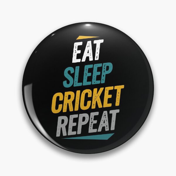 Item preview, Eat Sleep Cricket Repeat Cricket Fans designed and sold by Go-Fun.