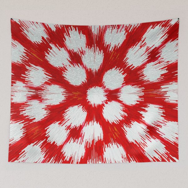 Item preview,  Abstract Stringy Colorful Geometric  Line Pattern / Liquid Psychedelic Art  designed and sold by GuitarZan's.