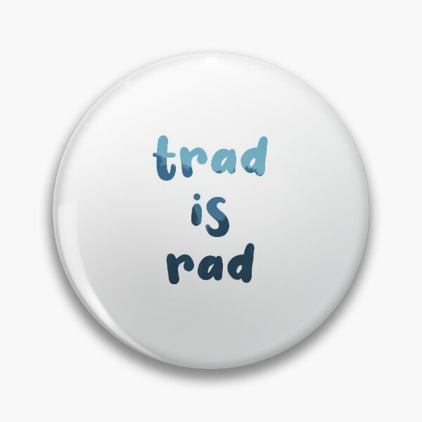 Item preview, Trad is Rad - Funny Trad Rock Climbing Sticker/T-Shirt designed and sold by Seth's Tees.