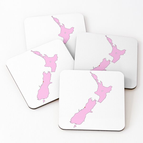 Item preview, New Zealand-Map-Outline-Home-Sticker-PinGrey designed and sold by LatitudeNZ.