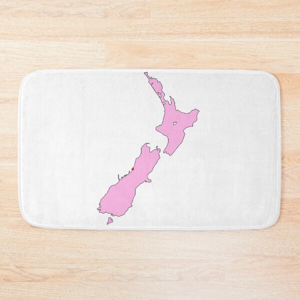 Item preview, New Zealand-Map-Outline-Home-Sticker-PinGrey designed and sold by LatitudeNZ.