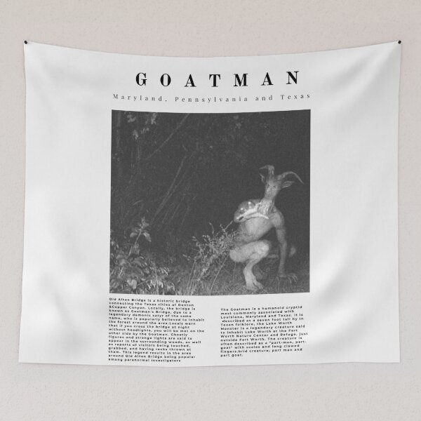 Item preview, Minimalist Cryptids: Goatman designed and sold by CoraBee.
