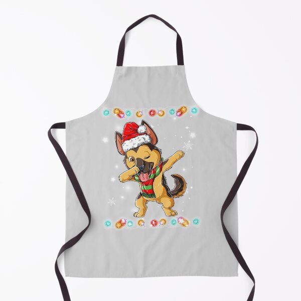 Item preview, TRENDY dabbing German shepherd, cute Christmas dog, funny Christmas German shepard designed and sold by Kharadoodles.