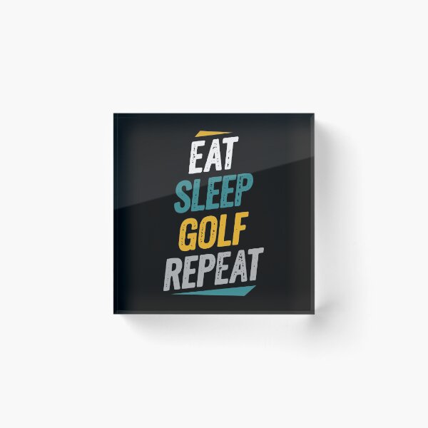 Item preview, Eat Sleep Golf Repeat Golf Fans designed and sold by Go-Fun.