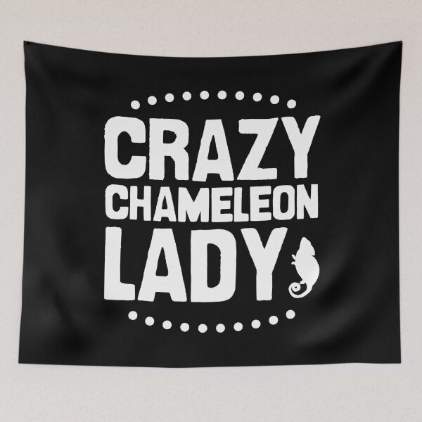 Item preview, Crazy chameleon lady designed and sold by Statim.