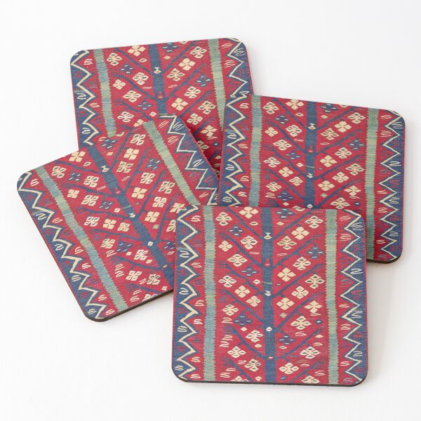 Item preview, Sarkoy Vintage Thracian Kilim Print designed and sold by Vicky Brago-Mitchell®.