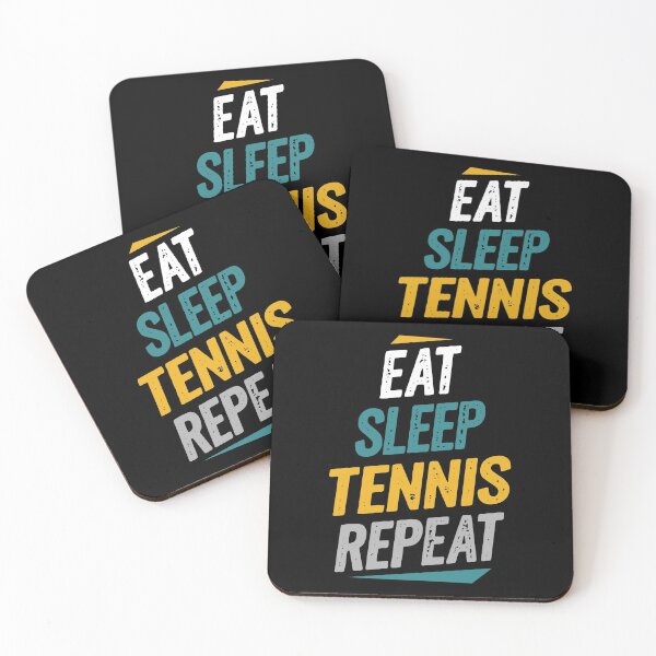 Item preview, Eat Sleep Tennis Repeat Tennis Fans designed and sold by Go-Fun.