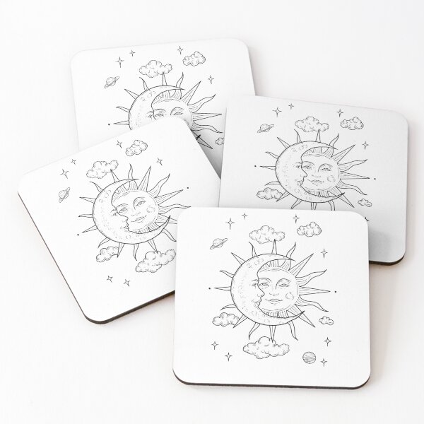 Item preview, Sun and moon togheter  designed and sold by Sticker Store.