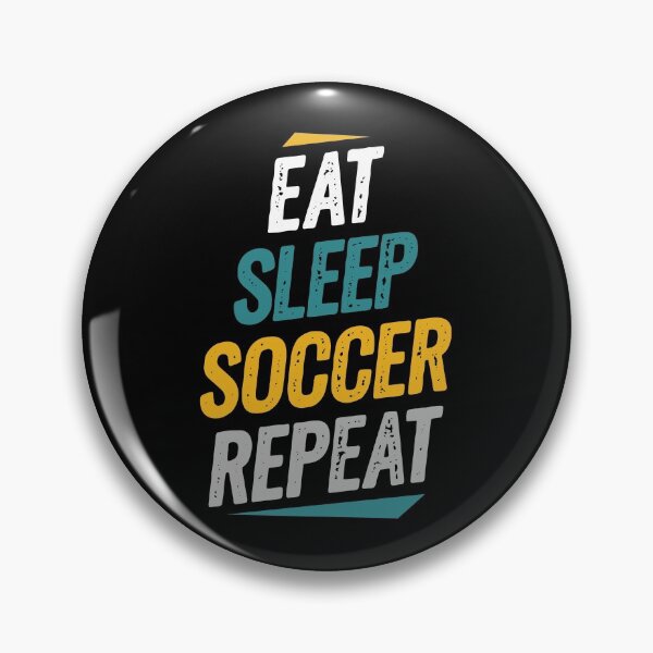 Item preview, Eat Sleep Soccer Repeat Soccer Fans designed and sold by Go-Fun.