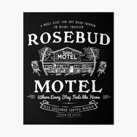 Rosebud Motel Funny Schitt's Creek Inspired Art Board Print