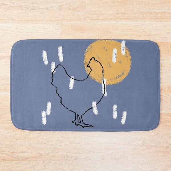 Item preview, Orange and Indigo Chicken designed and sold by Rachael Martin.