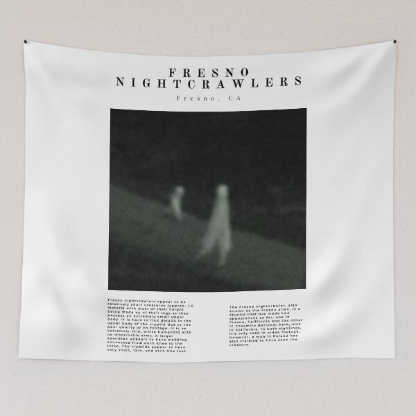 Item preview, Minimalist Cryptids: Fresno Nightcrawlers designed and sold by CoraBee.
