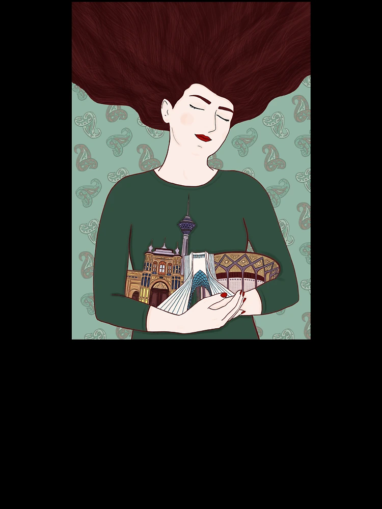Thumbnail 7 of 7, Oversized T-Shirt, Hug Tehran designed and sold by Roshi-R.
