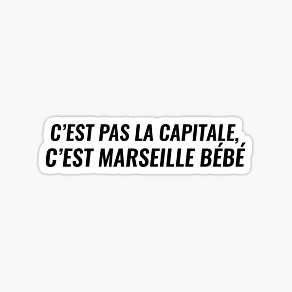 Marseille Stickers Redbubble