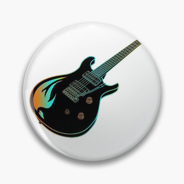 Item preview, Neon Guitar  designed and sold by SellSoldStickers.
