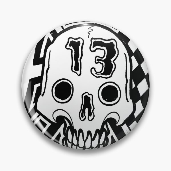 Item preview, Tattoo Lucky 13 Racing Skull designed and sold by Greg Donchatz.