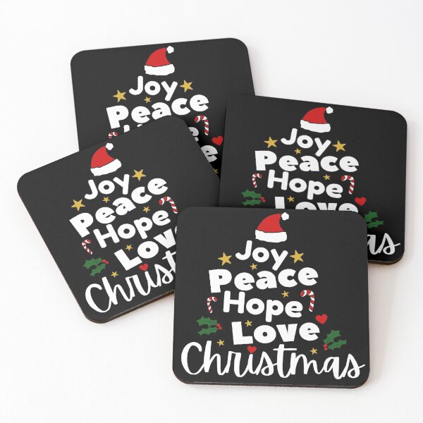 Item preview, Joy Peace Hope Love Christmas designed and sold by Stewby.
