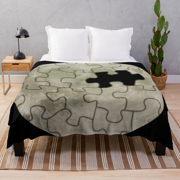 Item preview, Jigsaw Puzzle Piece Moon - Outer Space designed and sold by mikeymadness.