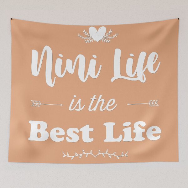Item preview, nini life is the best life Funny Nini Shirt Gifts for Nini Grandmother Best Gift Idea for Nini Birthday Christmas Mothers Day  designed and sold by makoul.
