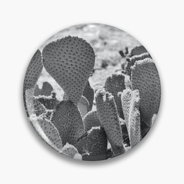 Item preview, Black & White Desert Cactus | Beavertail Pricklypear | Nature is beautiful designed and sold by The Princess Saves Herself.