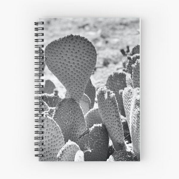 Item preview, Black & White Desert Cactus | Beavertail Pricklypear | Nature is beautiful designed and sold by The Princess Saves Herself.