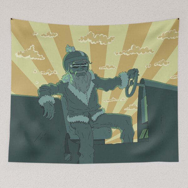Item preview, A cool Santa waiting for you to hop in designed and sold by MatthewJSimpson.