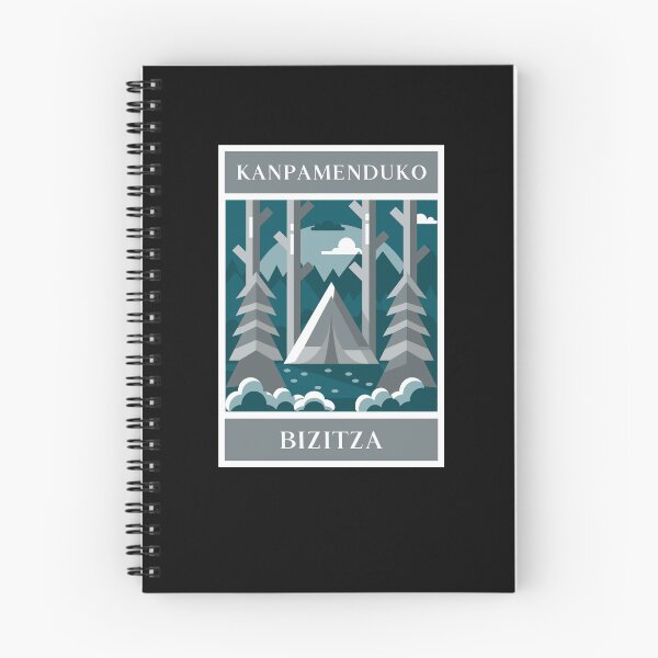 Item preview, Basque Camp Life Kanpamenduko Bizitza designed and sold by Circle64Shop.