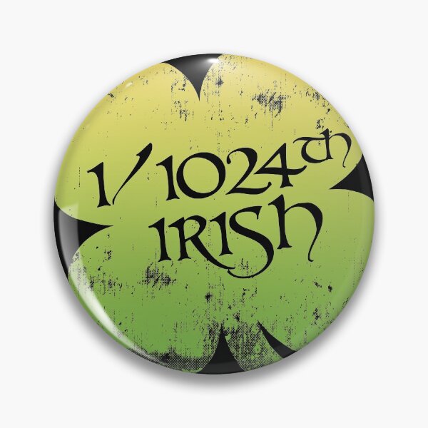 Item preview, 1/1024th Irish funny St. Patrick's day political satire designed and sold by Gold Wings Tees.