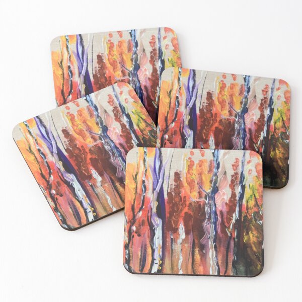 Item preview, Fire orchard designed and sold by RiverThistleArt.