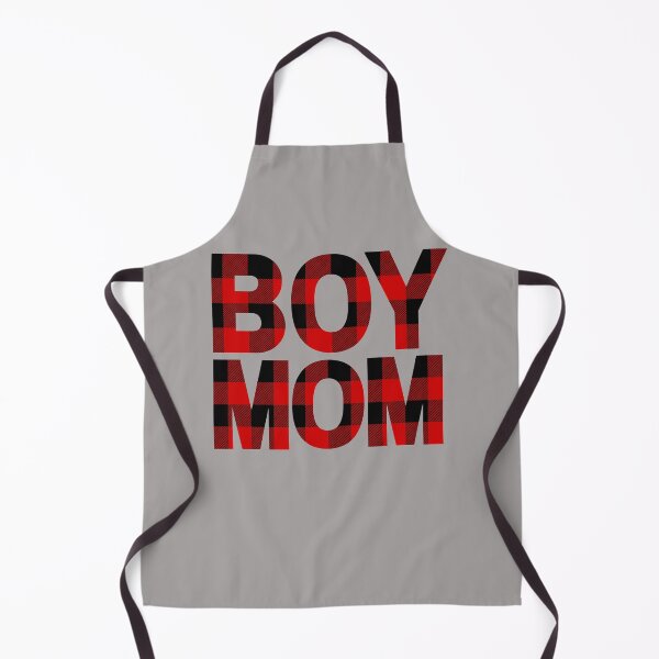 Item preview, Red Buffalo Plaid Print Boy Mom designed and sold by EdenLiving.