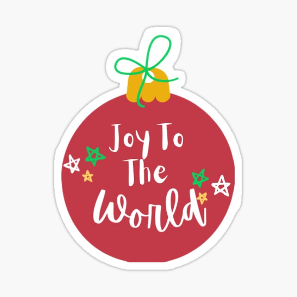 Item preview, Joy To The World  designed and sold by sunEstickers.