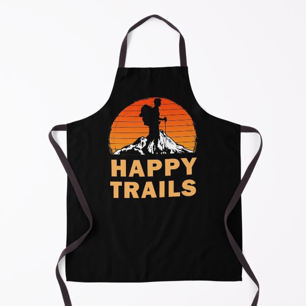 Item preview, Happy Trails hiking trekking designed and sold by Piztees.