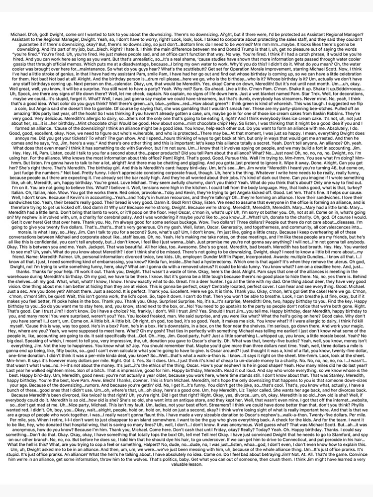 the office script season ep 4 the office script season ep 4